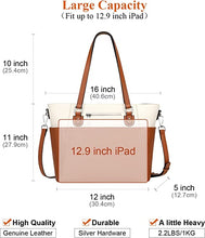Load image into Gallery viewer, Genuine Leather Shoulder Handbags Large Hobo Tote Bag