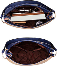 Load image into Gallery viewer, West Hobo Purses and Handbags for Women Vegan Leather Top Handle Shoulder Handbags with Zipper