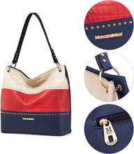 Load image into Gallery viewer, West Hobo Purses and Handbags for Women Vegan Leather Top Handle Shoulder Handbags with Zipper
